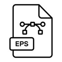 ett Fantastisk vektor ikon av eps fil, redigerbar design