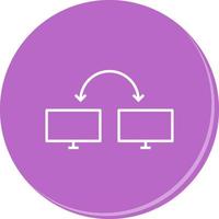 Einzigartiges Vektorsymbol für verbundene Systeme vektor