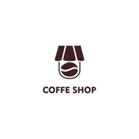 Logo Design Vektor Kaffee Geschäft