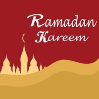 Ramadan kareem Poster Hintergrund Vektor Illustration Design Gruß Karte. Sozial Medien Post Vorlage Ramadhan Mubarak. glücklich heilig Ramadan. das Monat von Fasten zum Muslime