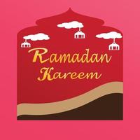 ramadan kareem affisch bakgrund vektor illustration design hälsning kort. social media posta mall Ramadhan mubarak. Lycklig helig ramadan. de månad av fasta för muslims