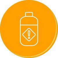 Vektorsymbol für Pestizidflaschen vektor