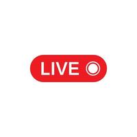 Vektor-Set von Live-Streaming-Symbol Multimedia-Logo vektor