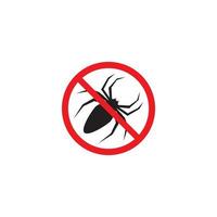 Nein Insekt Zeichen Vektor Symbol