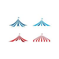 cirkus logotyp ,enkel cirkus logotyp vektor ikon illustration