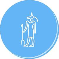 egyptisk Gud vektor ikon