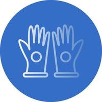 Handschuhe-Vektor-Icon-Design vektor