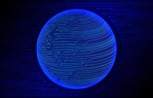 modern Internet-Sicherheit Technologie Hintergrund mit Welt Globus vektor
