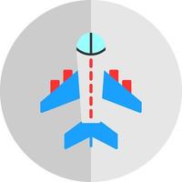 Flugzeug-Vektor-Icon-Design vektor