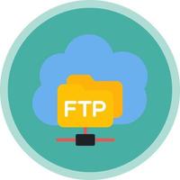 FTP-Vektor-Icon-Design vektor