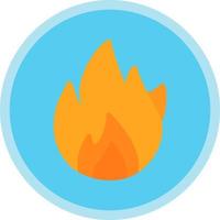 Feuer-Vektor-Icon-Design vektor