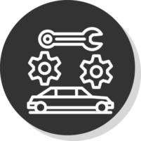 Auto Instandhaltung Vektor Symbol Design