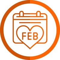 Valentinstag-Vektor-Icon-Design vektor