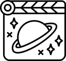 Raum Film Vektor Symbol