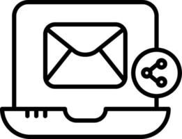 Email Teilen Vektor Symbol