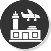 Flughafen-Vektor-Icon-Design vektor