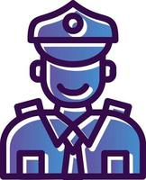 Polizist-Vektor-Icon-Design vektor