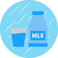 Milch-Vektor-Icon-Design vektor