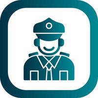 Polizist-Vektor-Icon-Design vektor