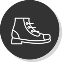 Stiefel-Vektor-Icon-Design vektor