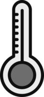 Thermometer-Vektor-Symbol vektor