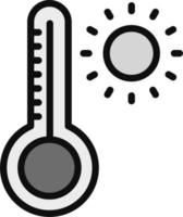 Wetter Temperatur Vektor Symbol