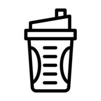 Protein Shake Symbol Design vektor