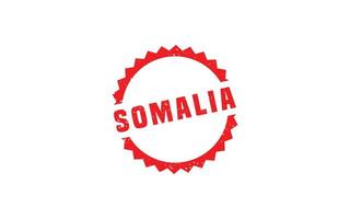 somalia stämpel sudd med grunge stil på vit bakgrund vektor