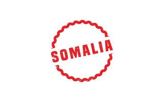 Somalia Briefmarke Gummi mit Grunge Stil auf Weiß Hintergrund vektor