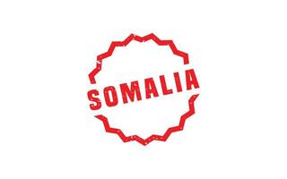 Somalia Briefmarke Gummi mit Grunge Stil auf Weiß Hintergrund vektor