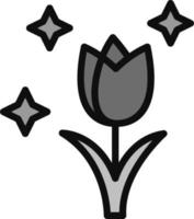 Symbol für Tulpenvektor vektor