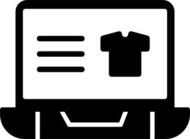 Online-Shopping-Vektor-Symbol vektor