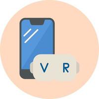 virtuell verklighet vektor ikon