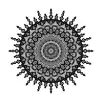 Mandala Linienvorlage vektor