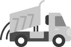 Kipper-LKW-Vektor-Symbol vektor