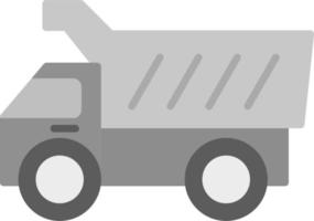 Kipper-LKW-Vektor-Symbol vektor