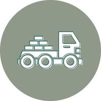 Logistik Lieferung LKW Vektor Symbol