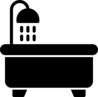 Badewanne-Vektor-Symbol vektor