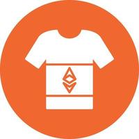 ethereum tshirt vektor ikon