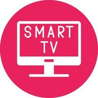 Smart-TV-Vektorsymbol vektor