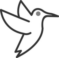 Kolibri-Vektor-Symbol vektor