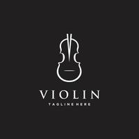 fiol altfiol fiol cello instrument minimalistisk logotyp design vektor