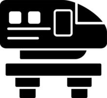 Einschienenbahn Vektor Symbol