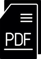 pdf fil vektor ikon
