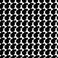 schwarz und Weiß nahtlos Muster mit Punkte. gepunktet Textur. abstrakt geometrisch Muster von runden Form. Bildschirm drucken. vektor