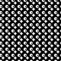svart och vit sömlös mönster med prickar. prickad textur. abstrakt geometrisk mönster av runda form. skärm skriva ut. vektor