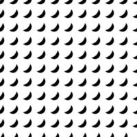 schwarz und Weiß nahtlos Muster mit Bögen. gepunktet Textur Hintergrund. abstrakt geometrisch Muster von runden Formen. vektor