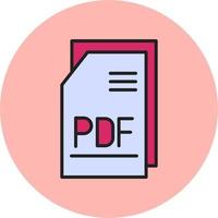 pdf Datei Vektor Symbol