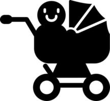 Baby Wagen Vektor Symbol