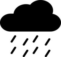 tung regn vektor ikon